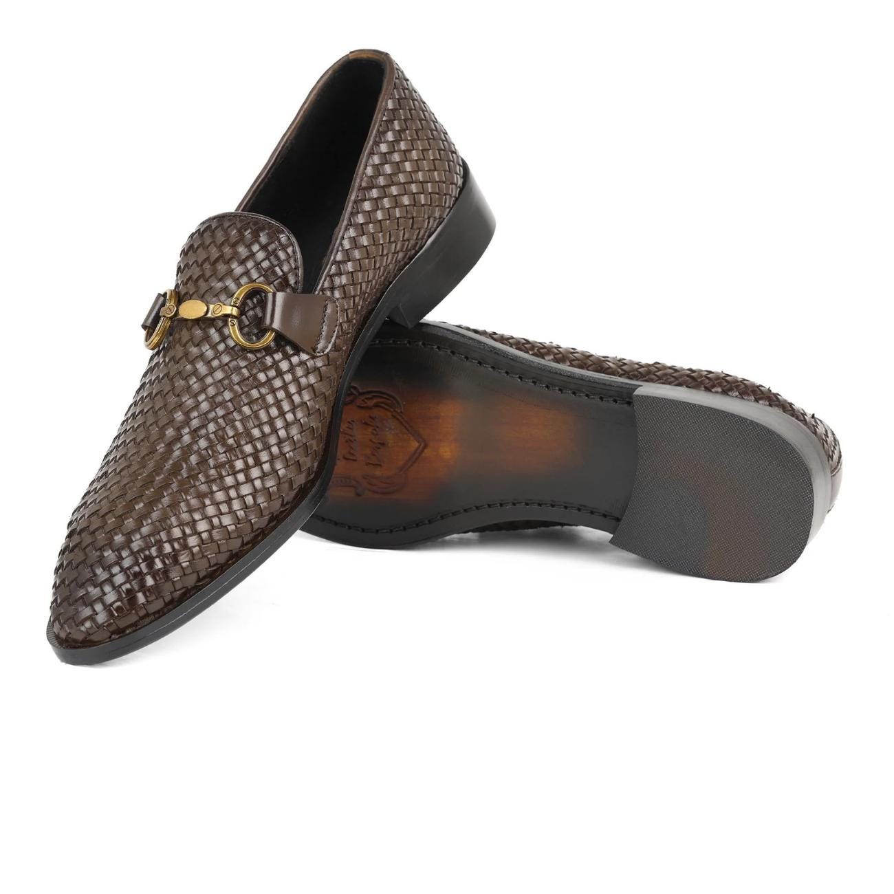 Men's Handmade Handwoven Leather Loafers – Tailor Leather